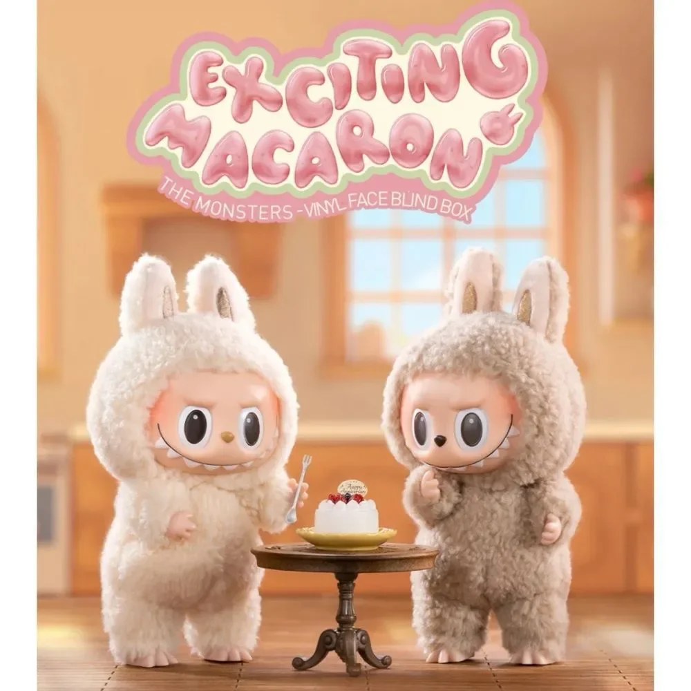 SEALED Pop Mart MONSTERS “SESAME BEAN” LABUBU Exciting Macaron Vinyl Face Single - Picture 9 of 9